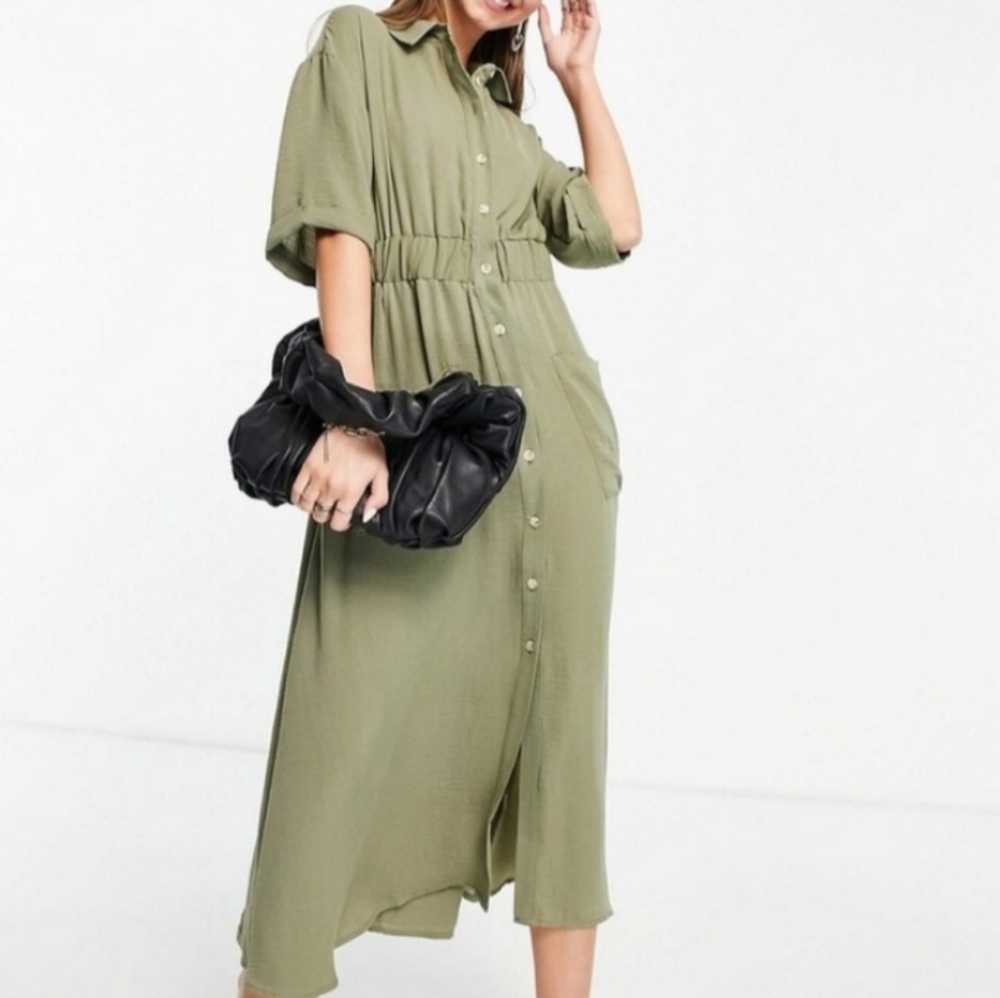 ASOS Green Midi Dress